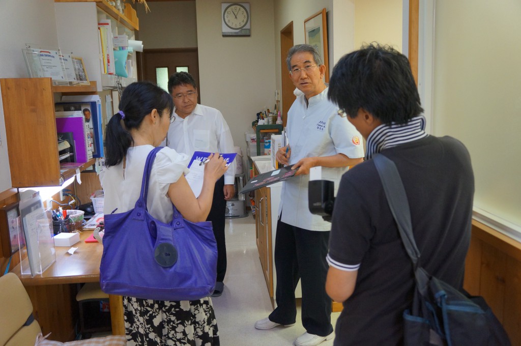 佐藤歯科・矯正歯科医院りらく取材の様子
